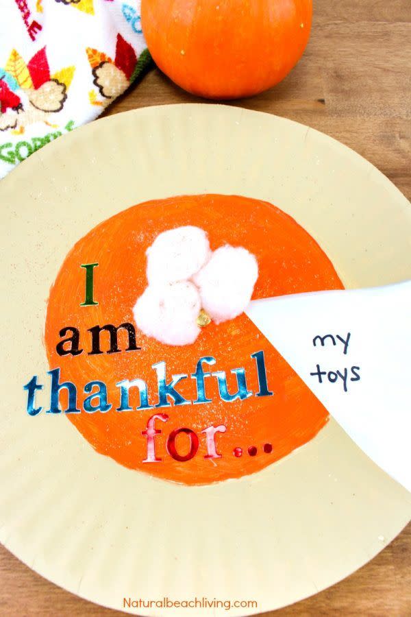 "I'm Thankful for..." Pumpkin Pie