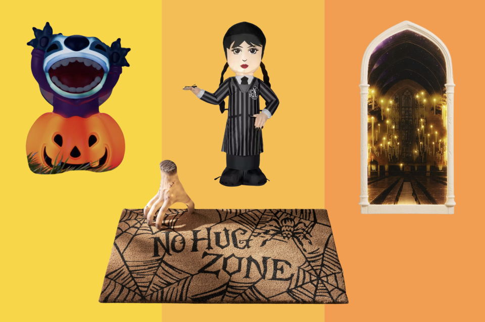 best Halloween decorations including Wednesday Addams, Harry Potter and Disney decorations