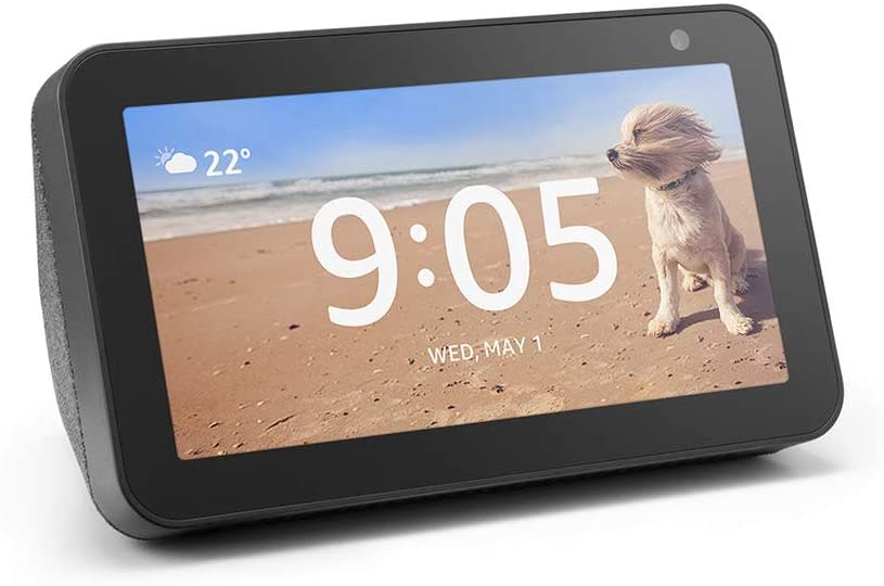 The Echo Show 5 features built-in Alexa voice controls. 