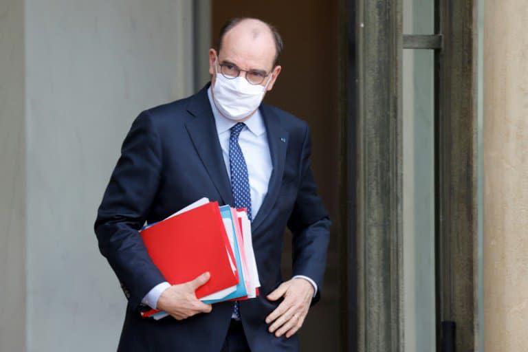 Le Premier ministre Jean Castex à l'Elysée, le 20 janvier 2021 - Ludovic MARIN © 2019 AFP