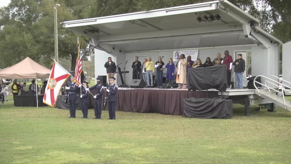 People in Ocala remembered Dr. Martin Luther King Jr. on Monday and spread his message of love and equality.