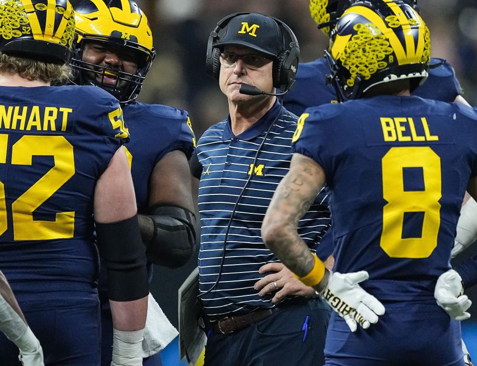 Jim Harbaugh has won everywhere he's been a head coach at the NFL and college level, including now at Michigan, where he has the Wolverines in their second straight College Football Playoff.