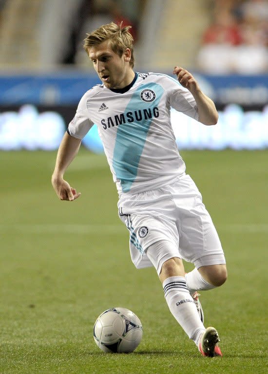 Marko Marin in action for Chelsea against the MLS All-Stars in a friendly on July 25, 2012. Marin has made just one Premier League start for the Blues since leaving Werder Bremen and won the last of his 16 Germany caps in November 2010