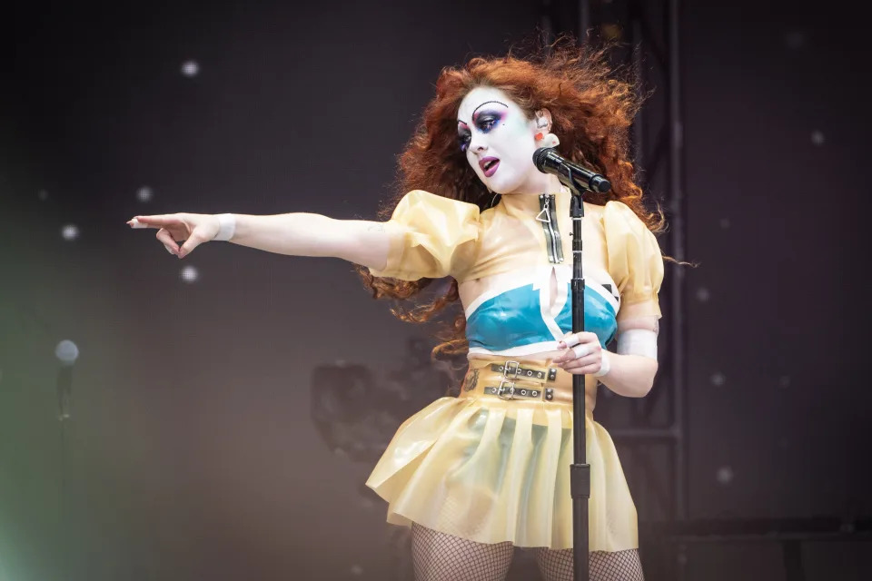 Chappell Roan performs during 2024 Bonnaroo Music & Arts Festival on June 16 in Manchester, Tennessee.