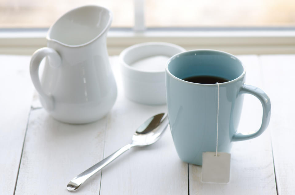 A cup of hot tea. (Getty Images)