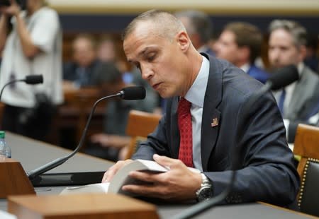 Corey Lewandowski testifies before House Judiciary Committee's impeachment investigation hearing on Capitol Hill in Washington