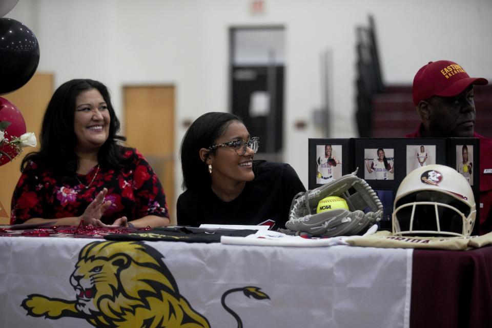 Big Bend athletes sign letters of intent on national signing day at both Lincoln High School and Florida High on Wednesday, Feb. 7, 2023.