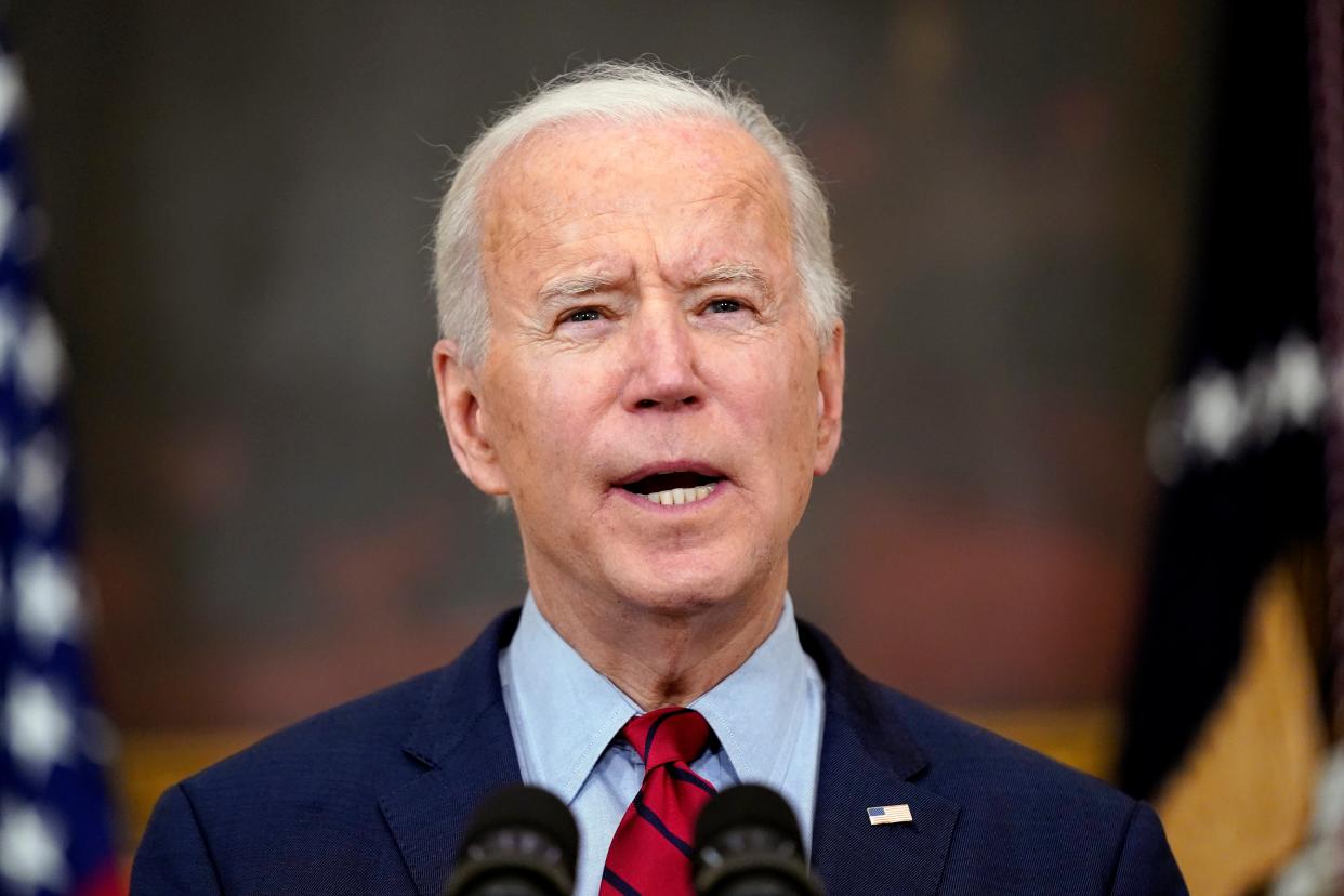 Biden (Copyright 2021 The Associated Press. All rights reserved.)