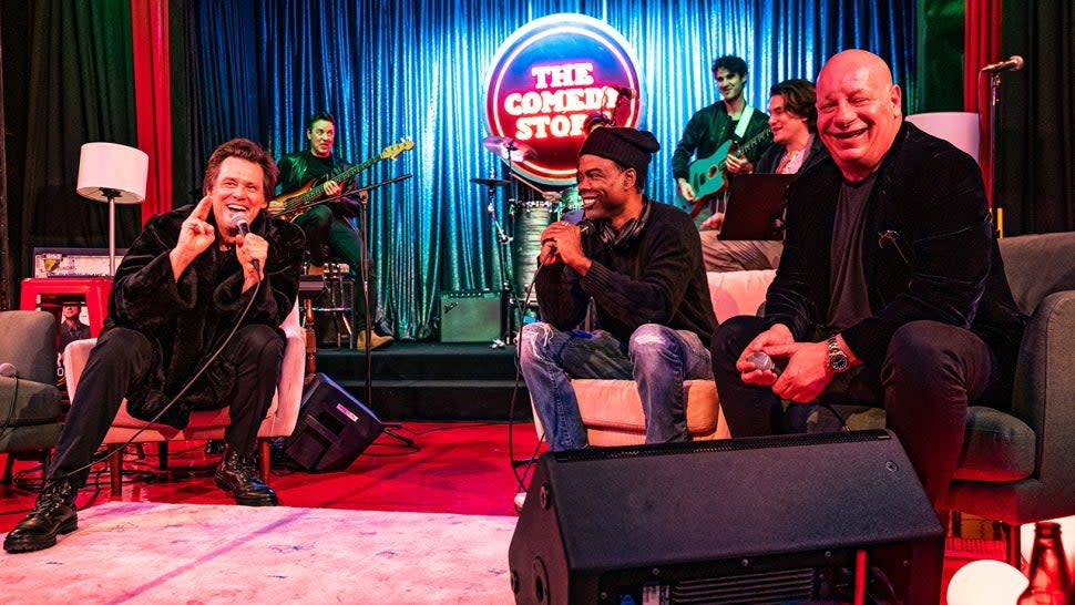 Jim Carrey, Chris Rock and Jeff Ross