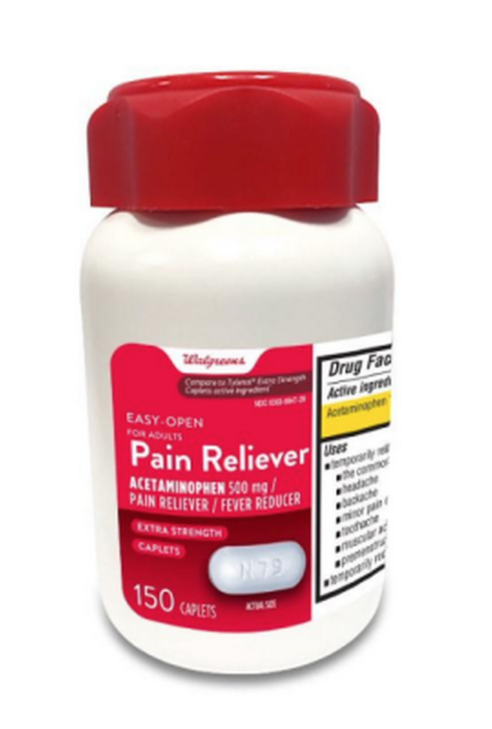 Recalled Walgreens Acetaminophen