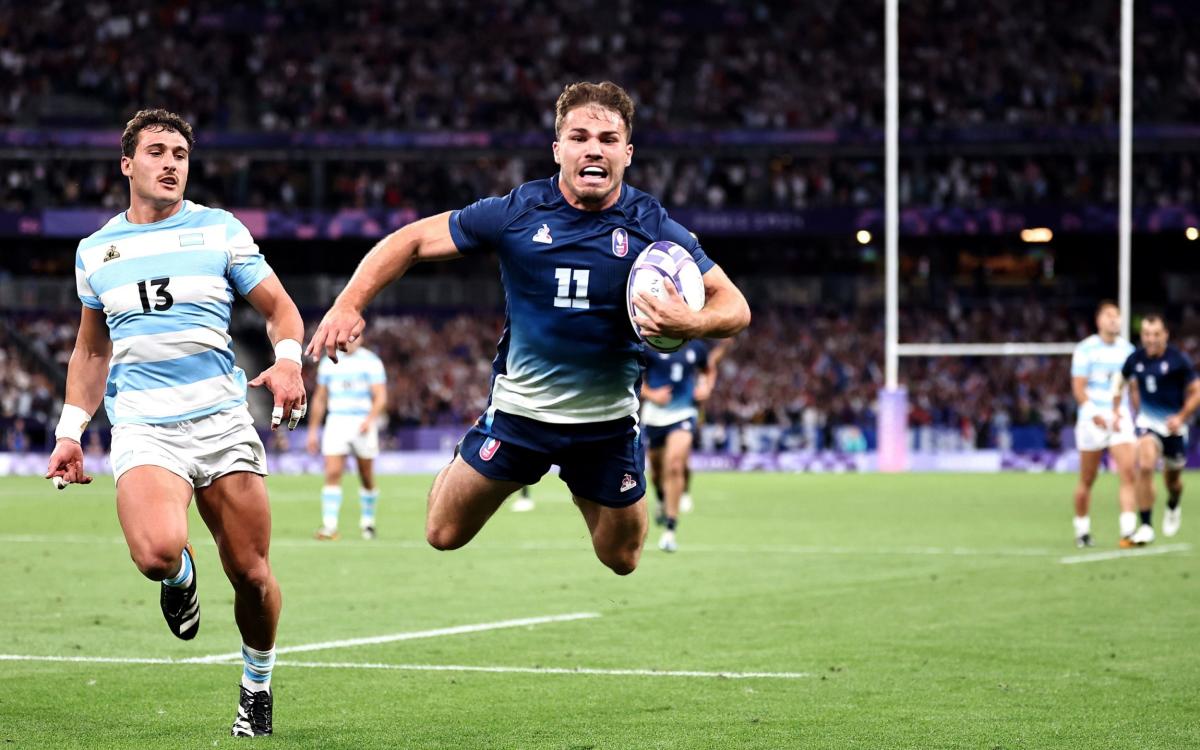 Antoine Dupont seals dominant France victory over Argentina in rugby sevens grudge match