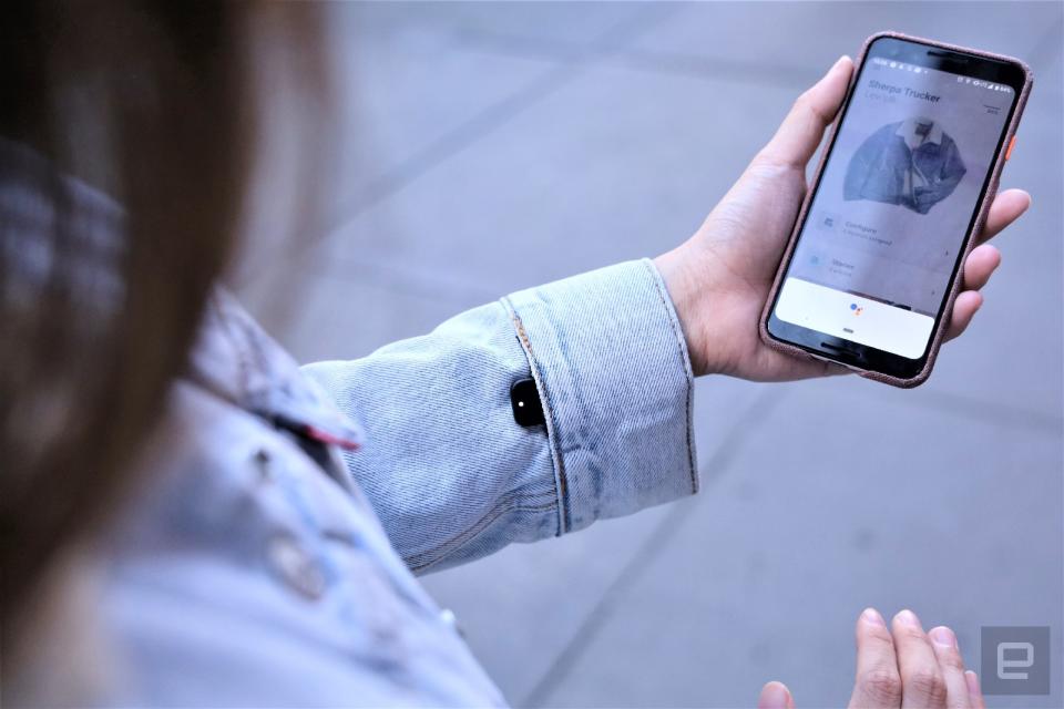 Google Jacquard and Levis Smart Trucker jacket hands-on