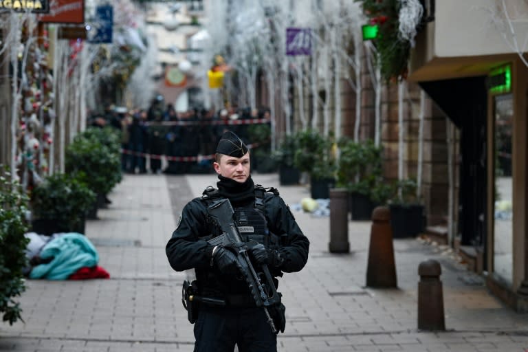 Hundreds hid in Strasbourg's bars and restaurants into the night as the gunman went on a shooting spree and the city remained on edge as police hunted for the 29-year-old Strasbourg native