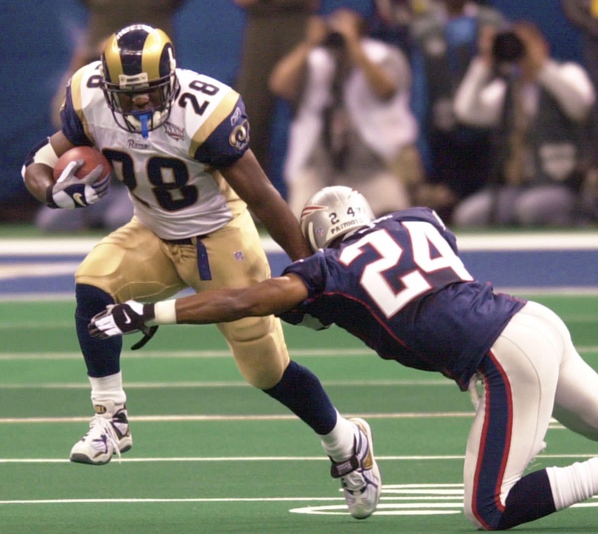 Marshall Faulk still believes the Patriots filmed a Rams practice at Super  Bowl XXXVI