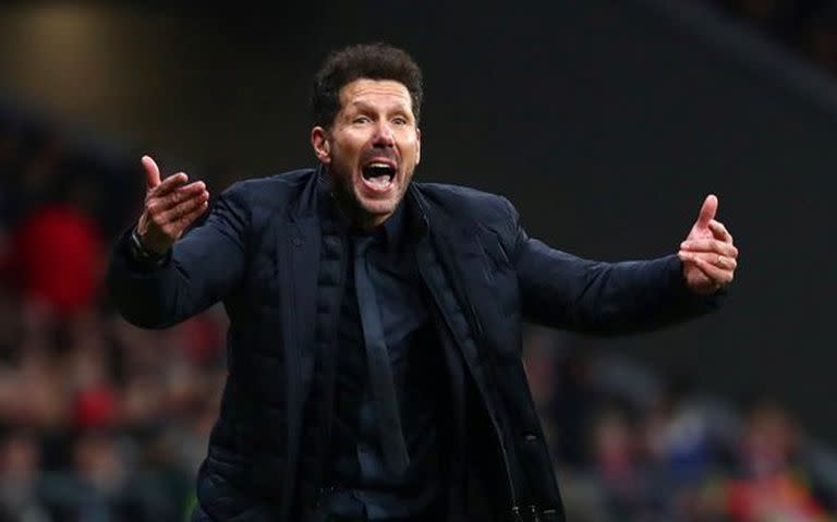 Diego Simeone, al mando de un Atlético de Madrid que atraviesa su mejor momento de la temporada