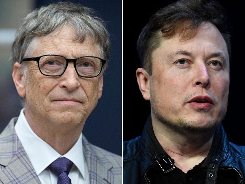 Jeff Bezos Bill Gates Elon Musk