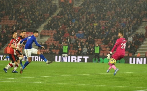 Ayoze Perez scores the sixth goal