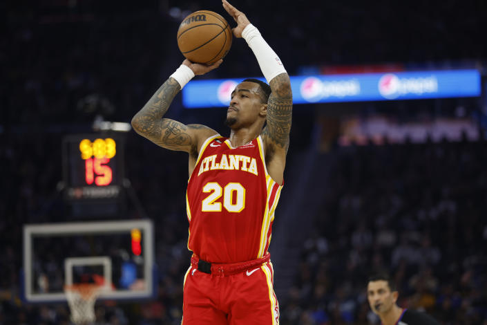 A trade could change John Collins&#39; fantasy value. (AP Photo/Jed Jacobsohn)