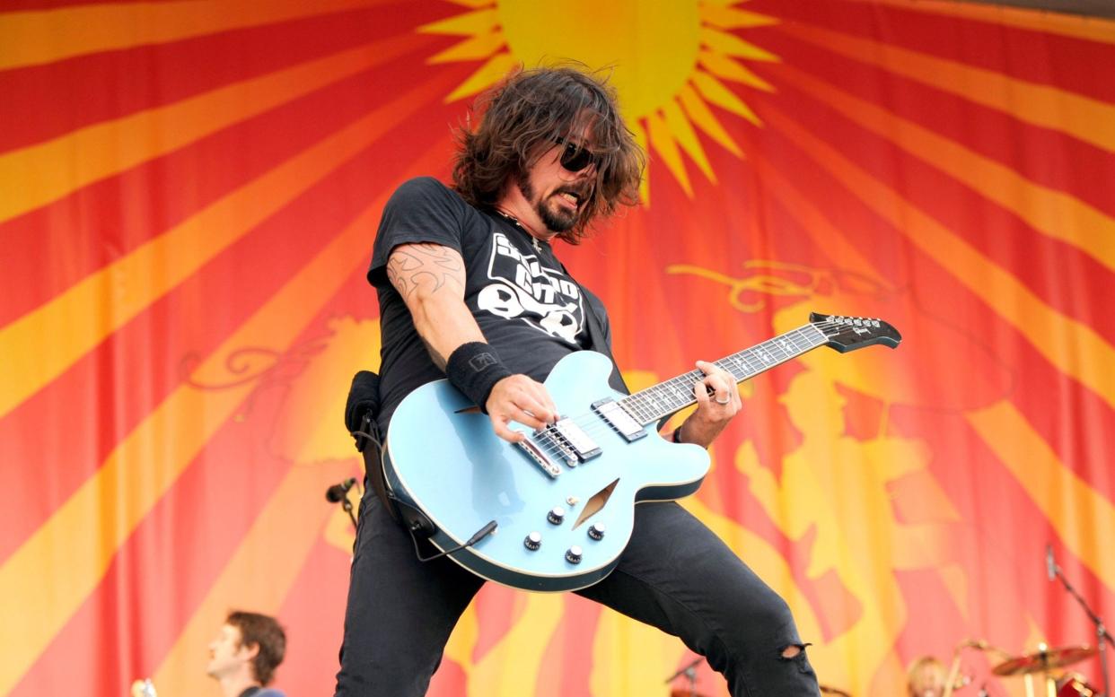 Fierce frontman: Dave Grohl - Getty
