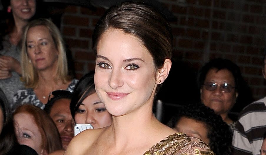 Woodley arriving at the premiere "Divergent" In 2014. (Photo: Steve Granitz via Getty Images)