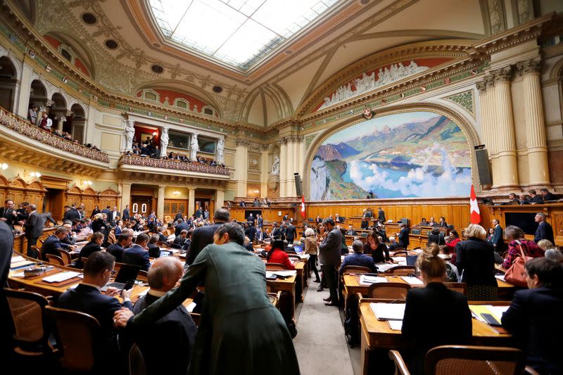 Swiss Government elections at the Swiss Parliament in Bern