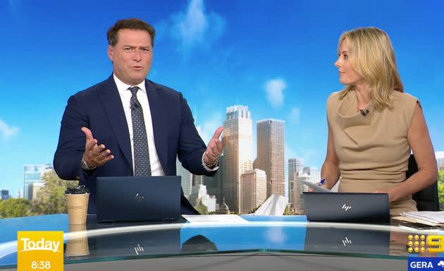 'Today' hosts Karl Stefanovic and Allison Landgon discuss international tennis players complaining about quarantining in Melbourne ahead of the Australian Open.