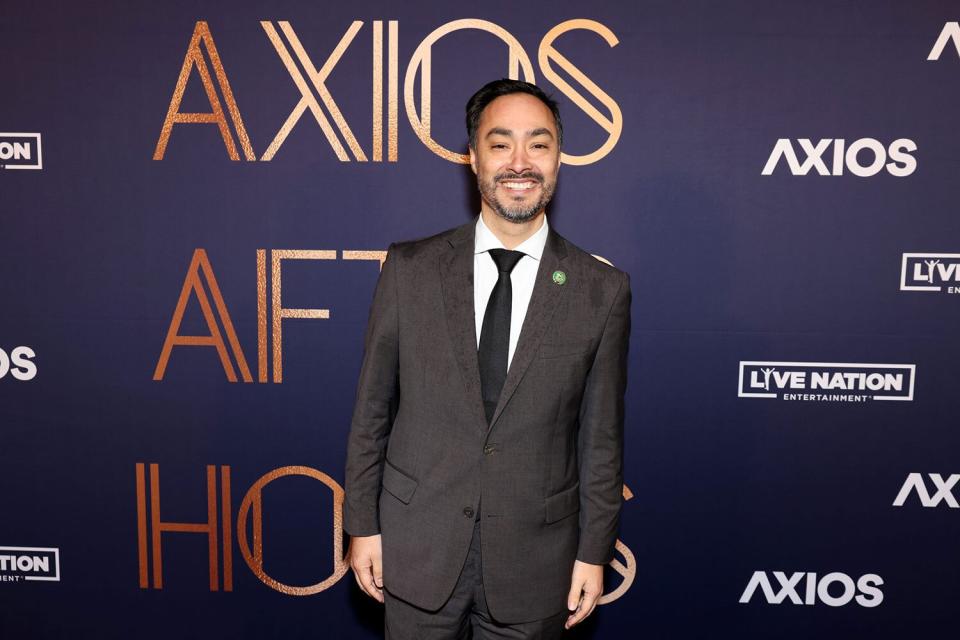 WASHINGTON, DC - APRIL 28: Joaquin Castro attends the Axios After Hours Presented By Live Nation at National Building Museum on April 28, 2023 in Washington, DC. (Photo by Jeff Schear/Getty Images for Axios After Hours Presented By Live Nation)