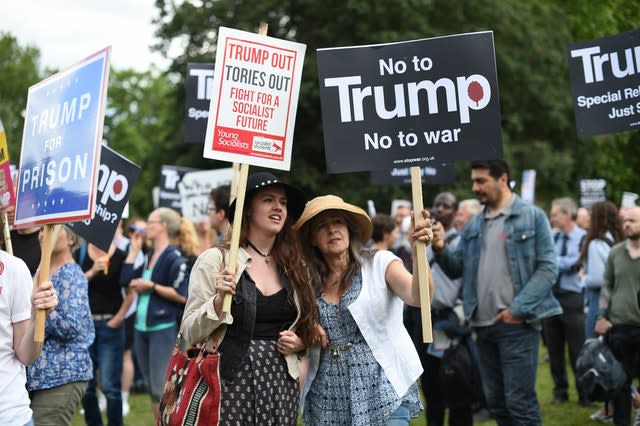 President Trump state visit to UK – Day One