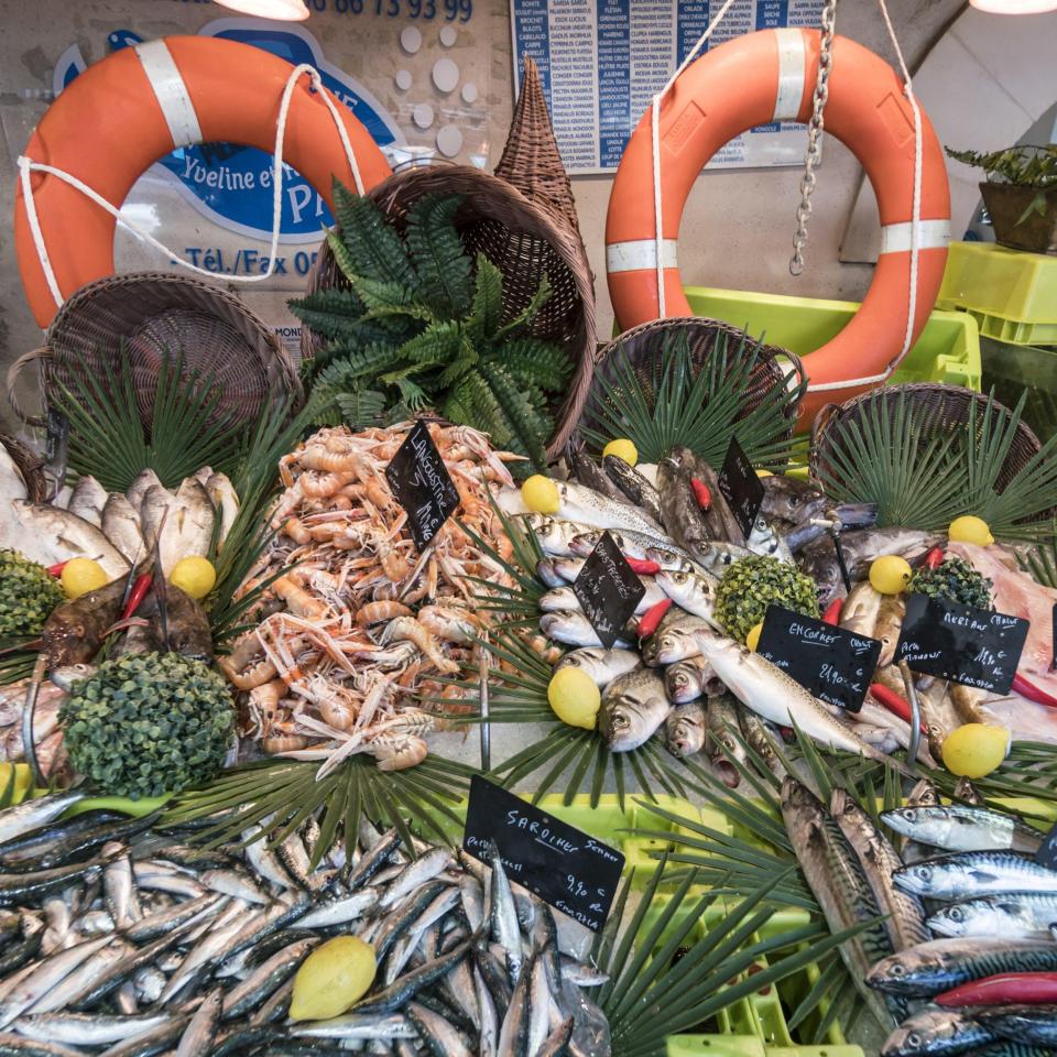 Fresh seafood is a staple at the markets on Ile de Re