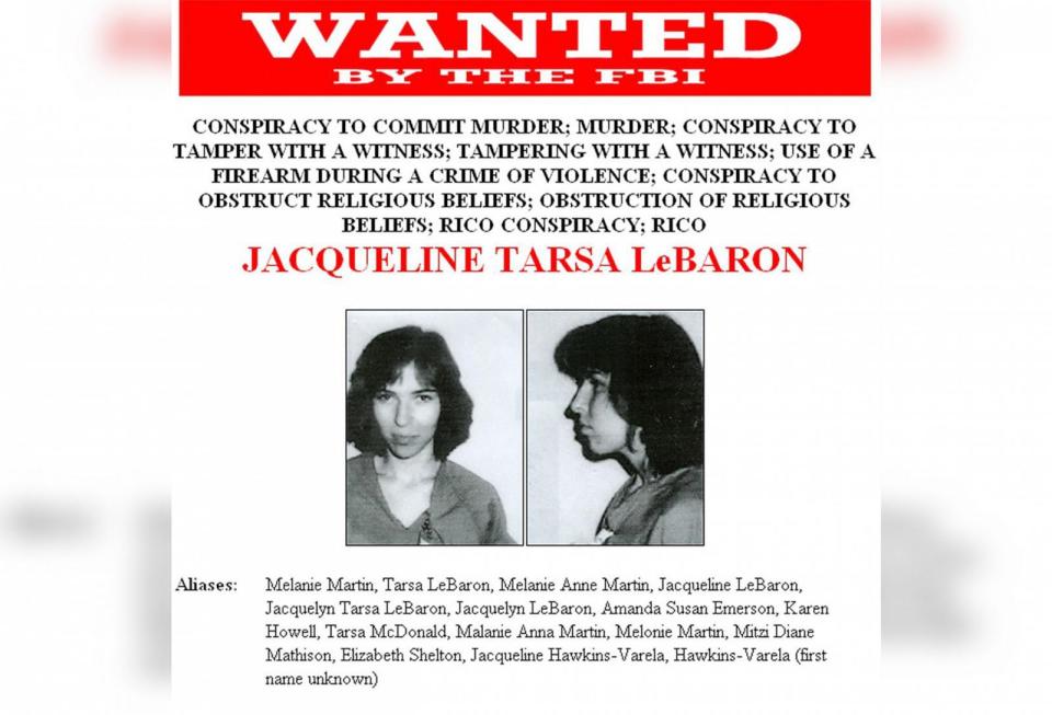 PHOTO: FBI wanted poster for Jacqueline LeBaron. (AP)