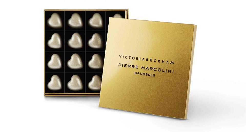 Pierre Marcolini and Victoria Beckham chocolates