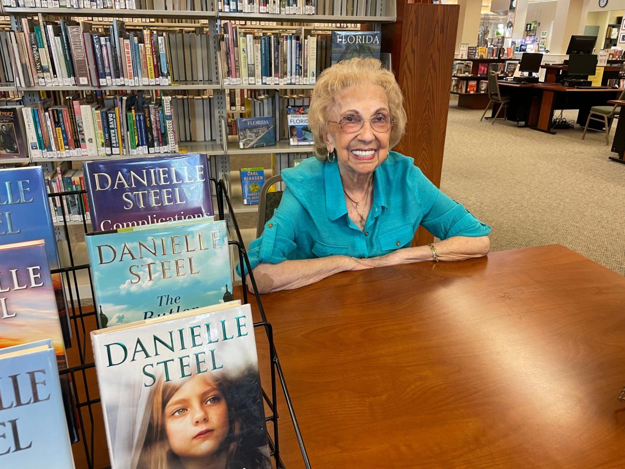Betty Pappas, who celebrated her 100th birthday in January, enjoyed a special day at Melbourne Beach Library in honor of her love of reading.