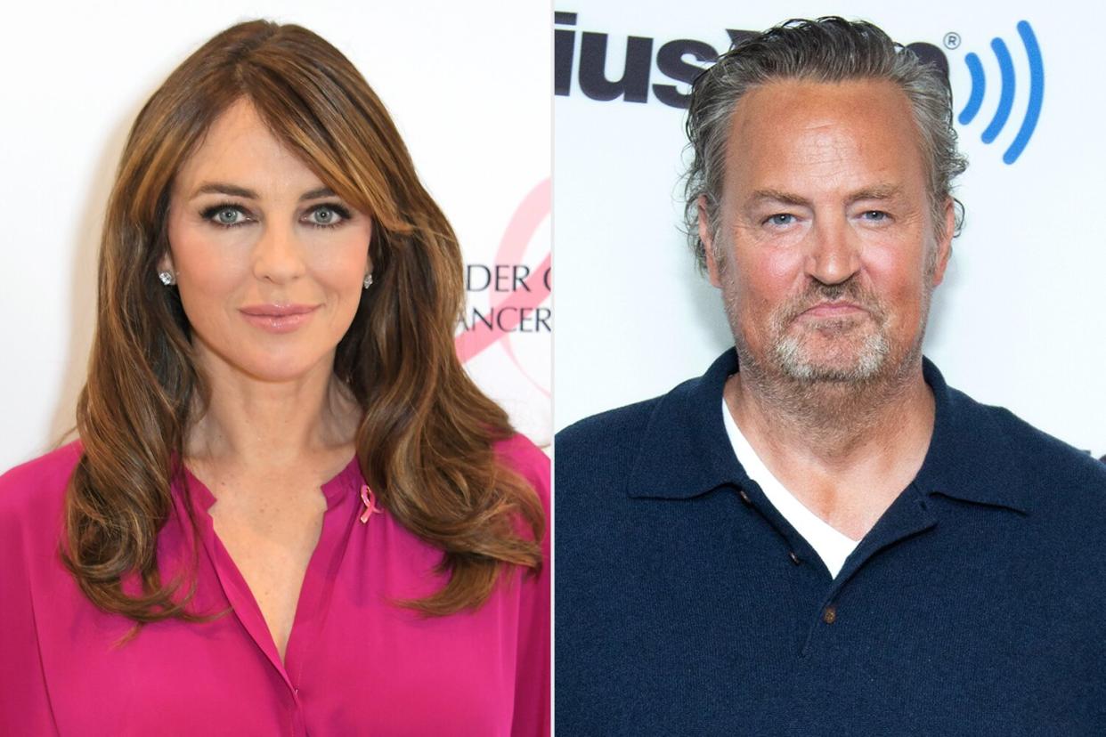 Elizabeth Hurley; Matthew Perry