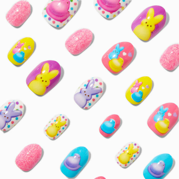 <p><a href="https://go.redirectingat.com?id=74968X1596630&url=https%3A%2F%2Fwww.claires.com%2Fus%2Fpeeps-easter-press-on-faux-nail-set---20-pack-965182.html&sref=https%3A%2F%2Fwww.thepioneerwoman.com%2Fholidays-celebrations%2Fgifts%2Fg60161743%2Feaster-peeps-inspired-gift-ideas%2F" rel="nofollow noopener" target="_blank" data-ylk="slk:Shop Now;elm:context_link;itc:0;sec:content-canvas" class="link ">Shop Now</a></p><p>Peeps Easter Press-On Faux Nail Set</p><p>claires.com</p><p>$12.99</p><span class="copyright">Claires</span>