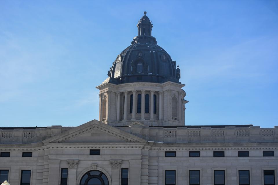 The front of the South Dakota State Capitol on Tuesday, Jan. 9, 2024 in Pierre.