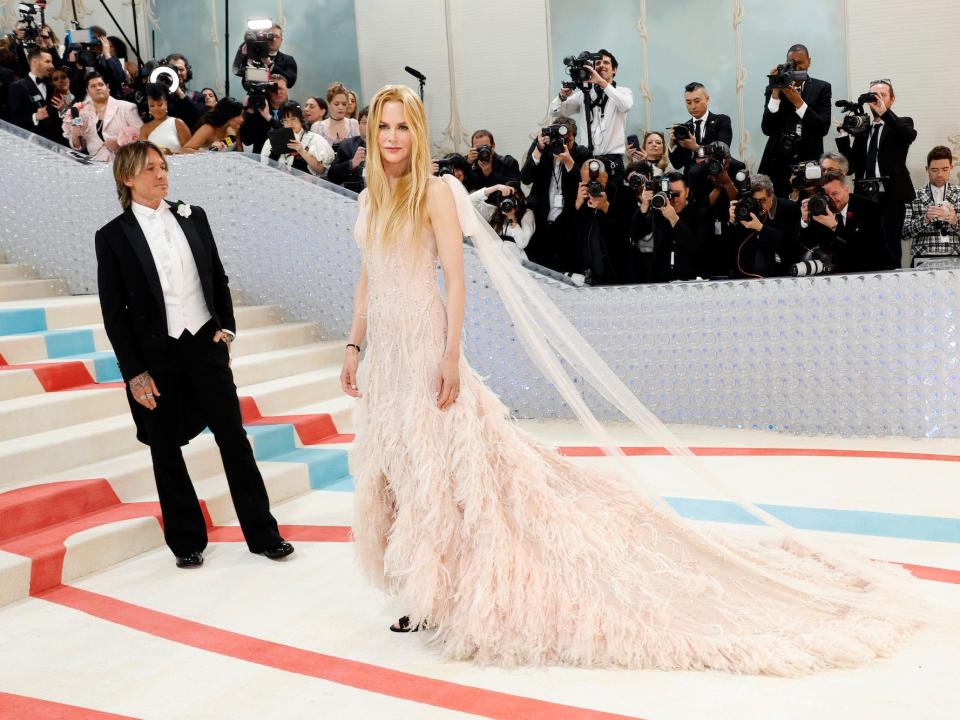 Keith Urban and Nicole Kidman attend the 2023 Met Gala.