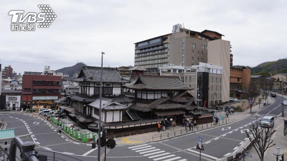 道後溫泉外觀。(圖／黃貞怡攝)