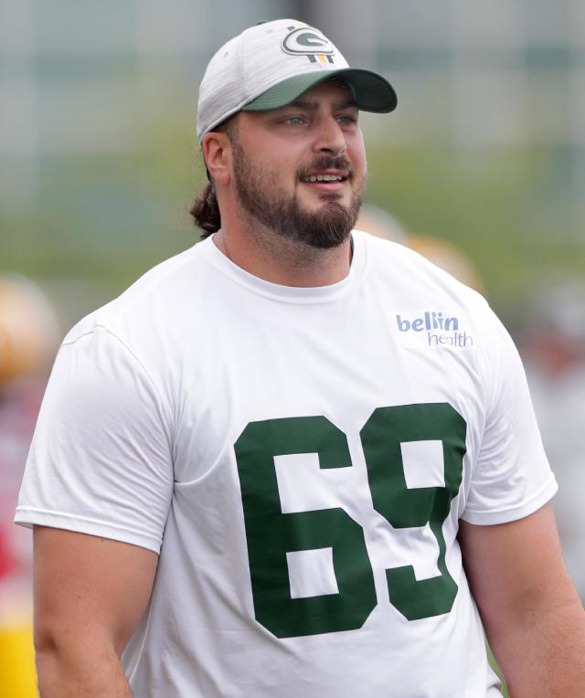 David Bakhtiari starred at the Beer Olympics and he brought Packers rookie  Tucker Kraft with him