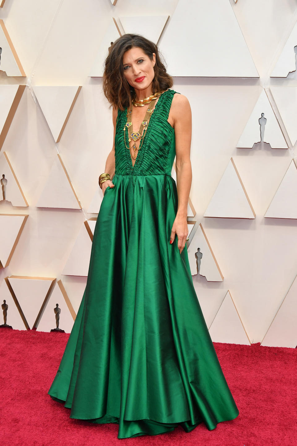 HOLLYWOOD, CALIFORNIA - FEBRUARY 09: Chelsea Winstanley attends the 92nd Annual Academy Awards at Hollywood and Highland on February 09, 2020 in Hollywood, California. (Photo by Amy Sussman/Getty Images)