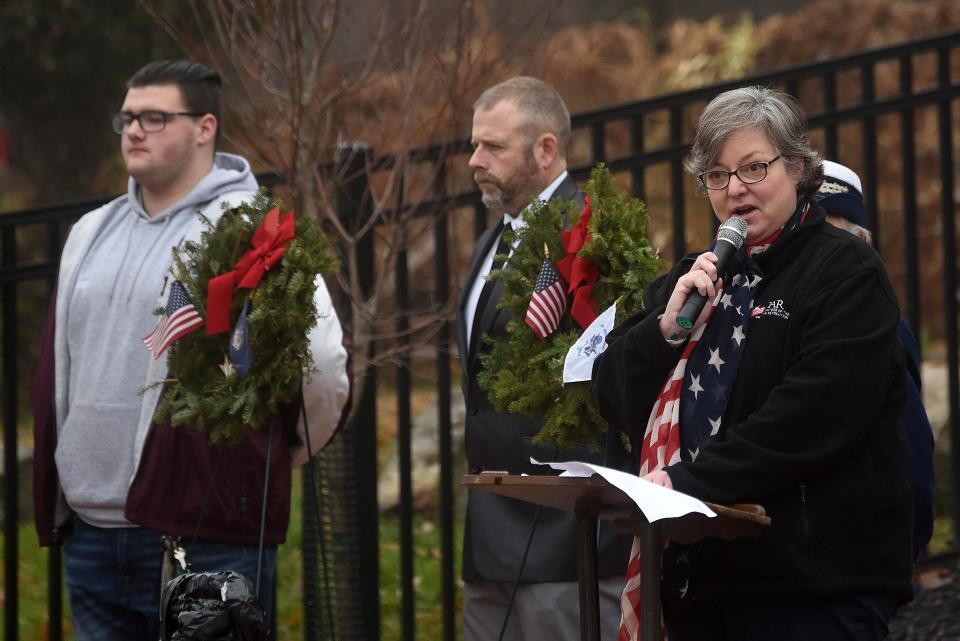 Veterans and members of the military, current and former elected officials, and community members came together for a wreath laying ceremony on Saturday, Dec. 18, 2021 at Maple Grove Cemetery in Granville. The event will take place again at noon on Dec. 17, 2022.