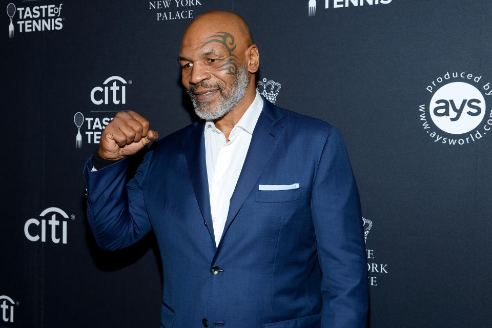 Mike Tyson will stare down an actual shark and his own fears about getting older in a new Shark Week special. (Photo by Noam Galai/Getty Images for AYS Sports Marketing)