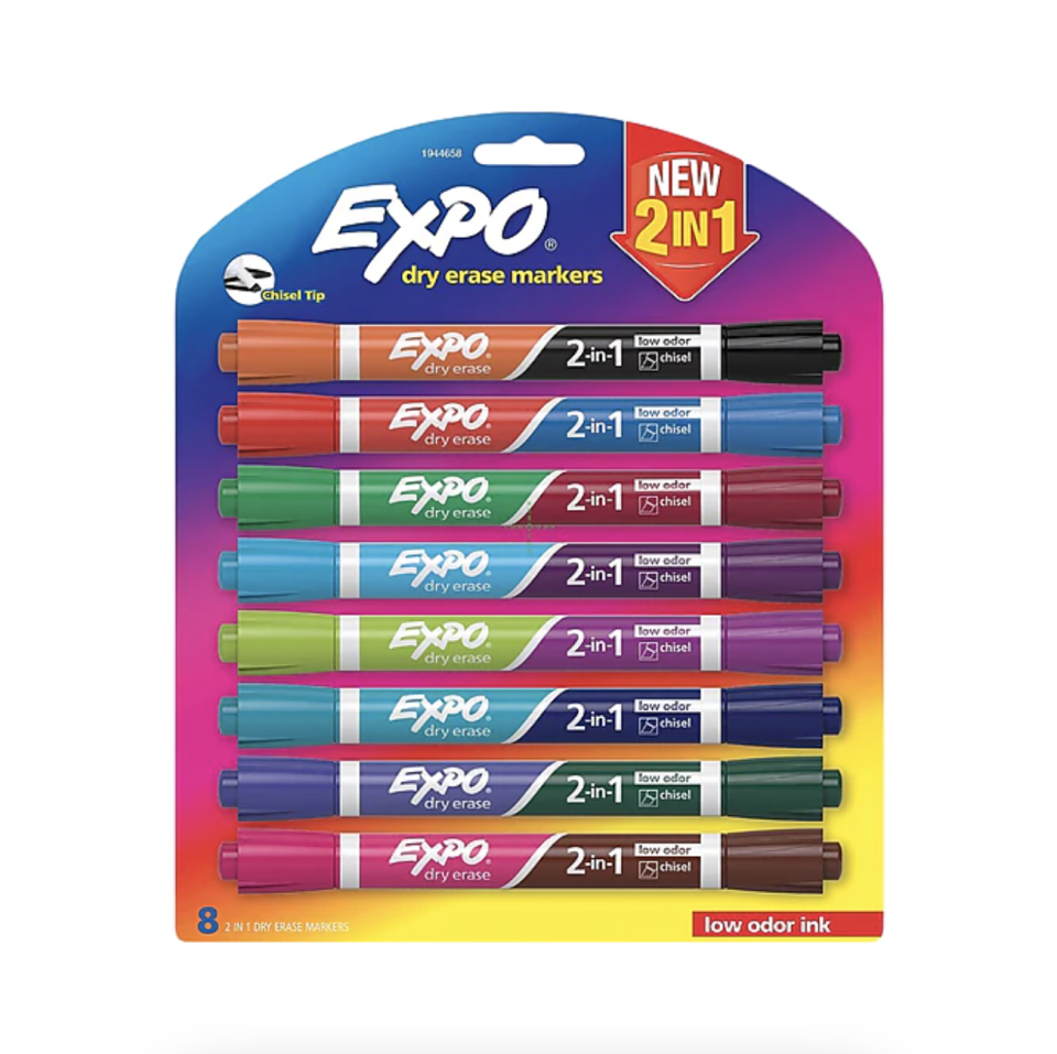 expo tank dry erase markers