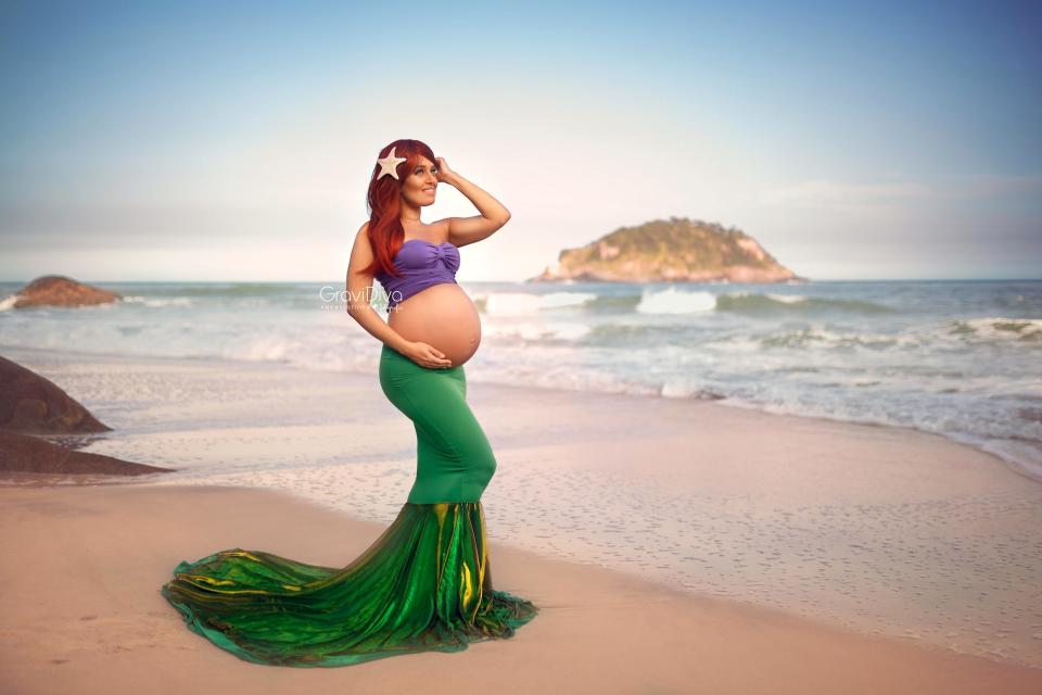 Pregnant Disney Princess Photo Shoot