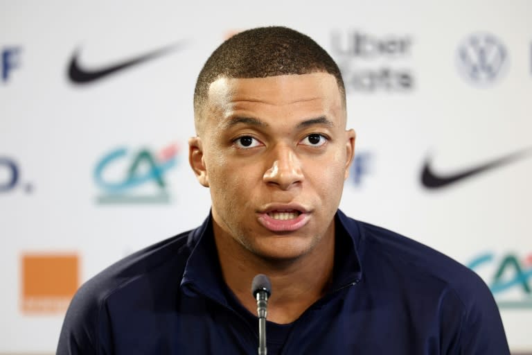 Kylian Mbappé à Longeville-les-Metz le 4 juin 2024 (FRANCK FIFE)