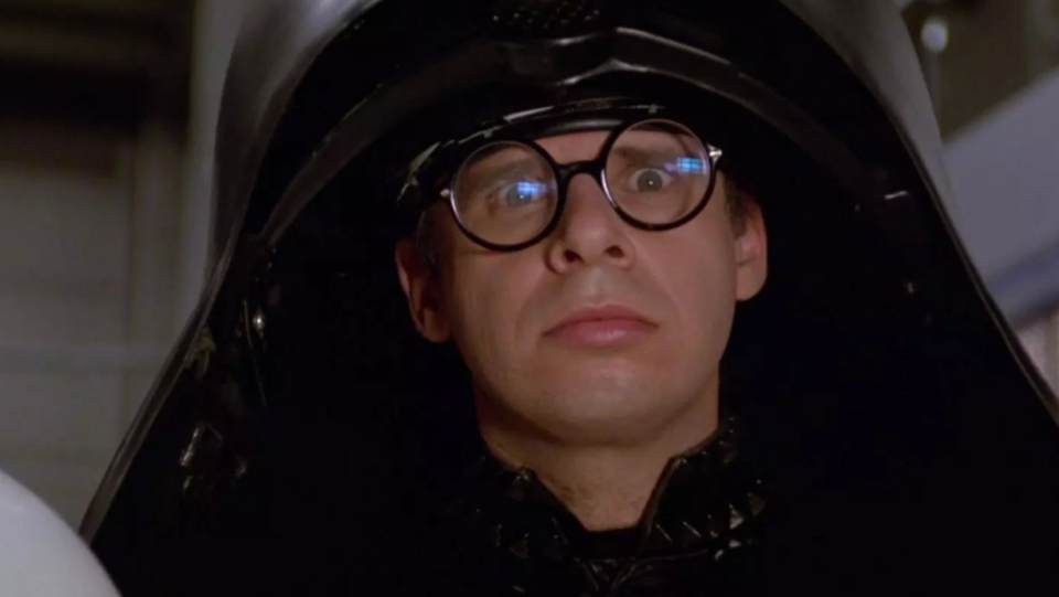 Rick Moranis as Dark Helmet in Spaceballs oscars comedy