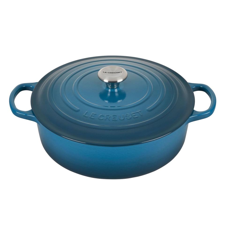 1) Le Creuset Round Wide Dutch Oven, 6.75 qt.