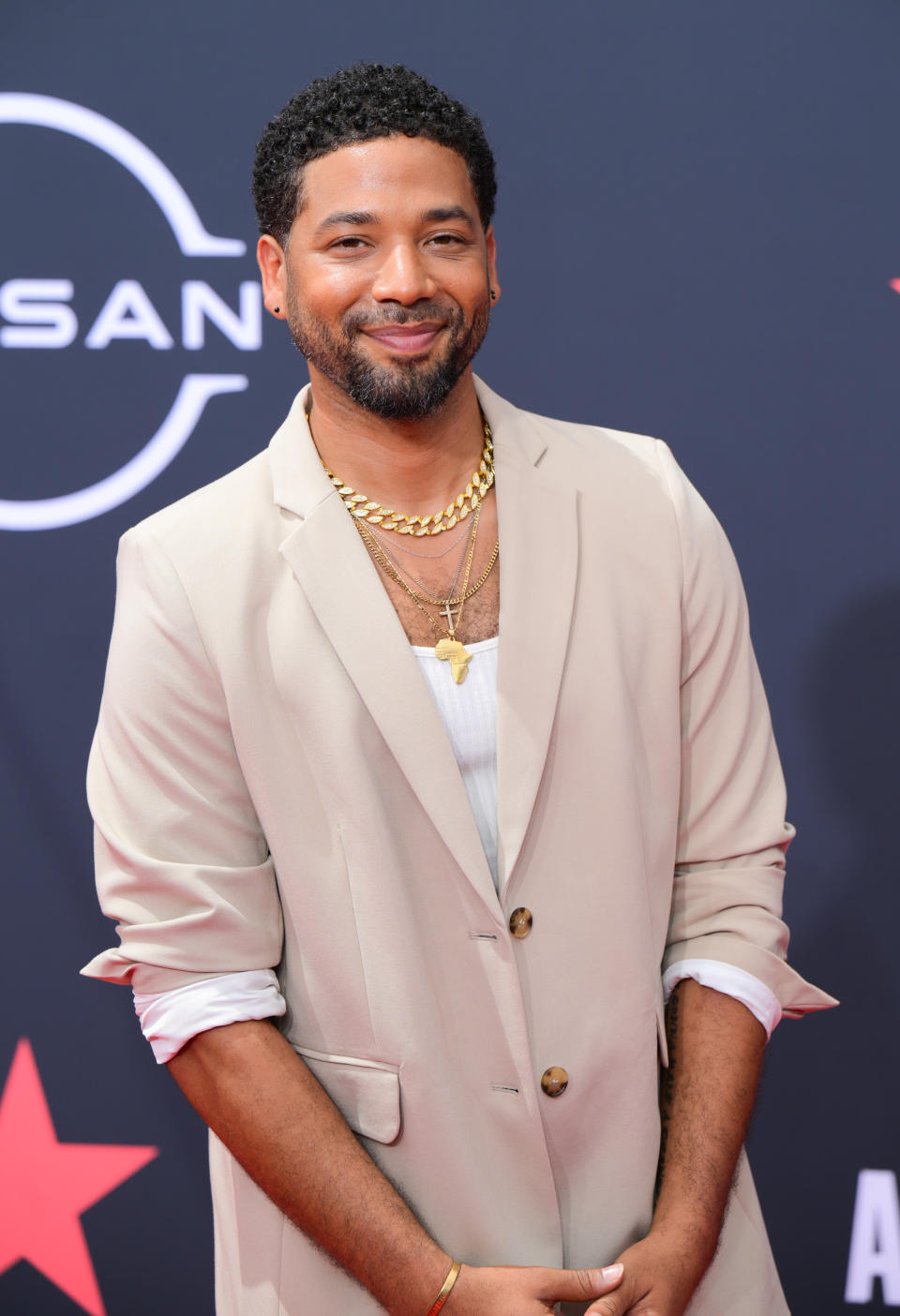 LOS ANGELES, CALIFORNIA - JUNE 26: Jussie Smollett attends the 2022 BET Awards at Microsoft Theater on June 26, 2022 in Los Angeles, California. (Photo by Prince Williams/ Getty Images)