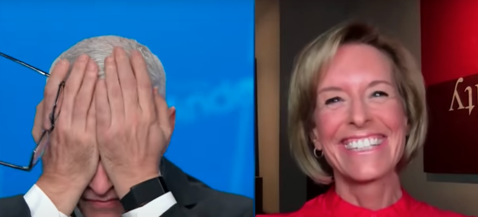 Pictured is CNN's Anderson Cooper wiping his eyes while speaking with Randi Kaye. 