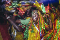 <p>The Senegal supporters lit up the group stages with their noise and colour </p>