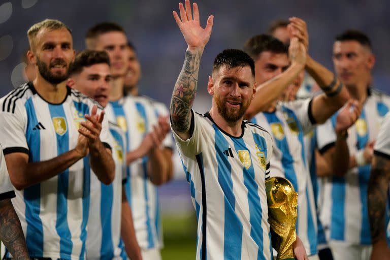 Lionel Messi y todos los campeones del mundo generaron un vínculo muy fuerte con los hinchas